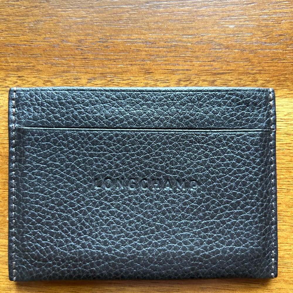 Longchamp Brown Card Holder